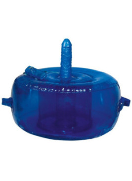 Coussin gonflable bleu avec vibromasseur intégré - R565377
